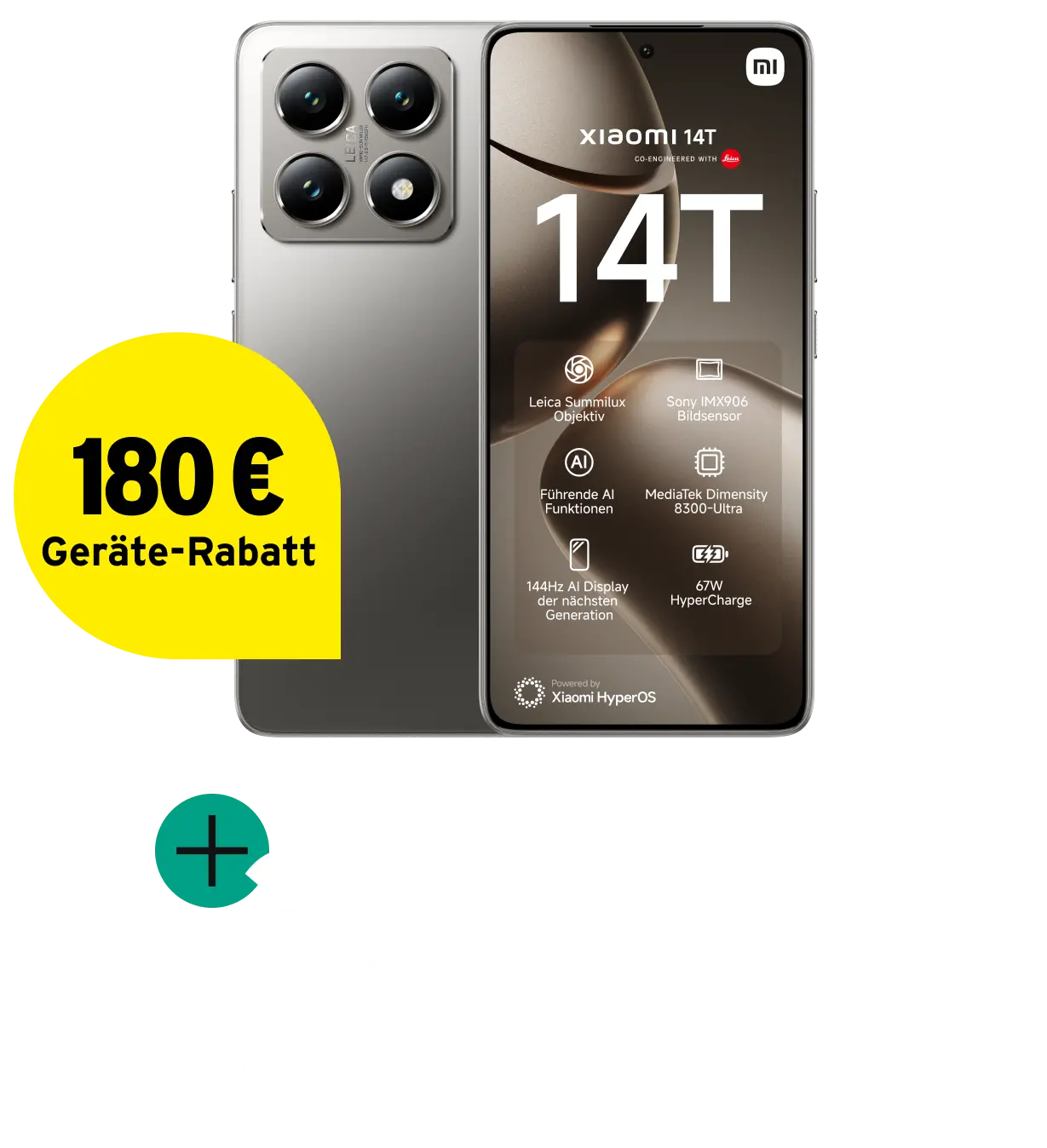 Smartphone mit 216 € Geräte-Rabatt und Allnet Flat M mit 35 GB